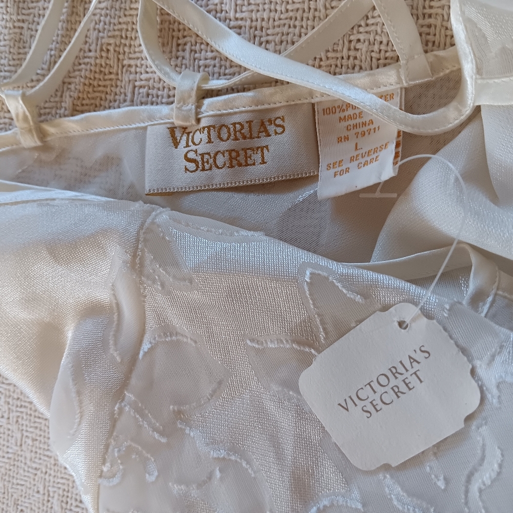 victorias secret ♡ vintage bodysuit gold label large coquette 80s 90s bridal - Picture 6 of 9